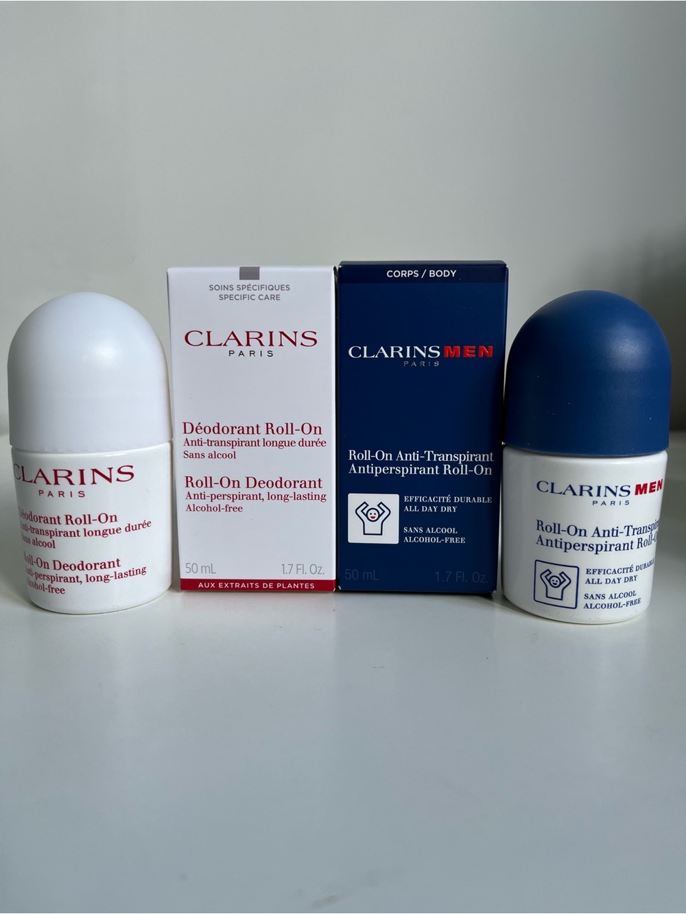 2/29$ Clarins Duo Roll-On Deodorants